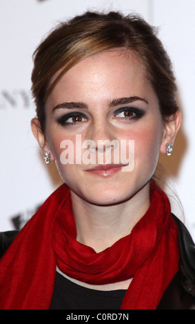 Emma Watson Accueil VIP pour la soirée d'ouverture patinoire Somerset House Londres, Angleterre - 18.11.08 / Toby de cer Banque D'Images
