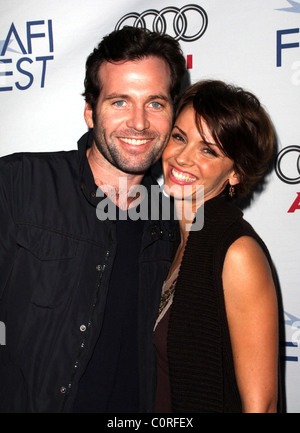 Eion Bailey et Sarah Wells AFI Film Festival 2008 - Un hommage à Tilda Swinton tenue à l'ArcLight Theatre- arrivants Los Banque D'Images