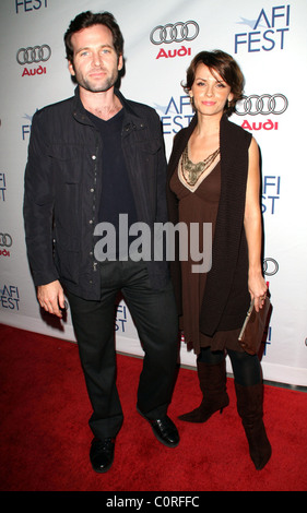 Eion Bailey et Sarah Wells AFI Film Festival 2008 - Un hommage à Tilda Swinton tenue à l'ArcLight Theatre- arrivants Los Banque D'Images