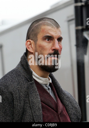 Robert Maillet sur le plateau de son nouveau film Sherlock Holmes' sortira en 2009 Londres, Angleterre - 16.12.08 Banque D'Images