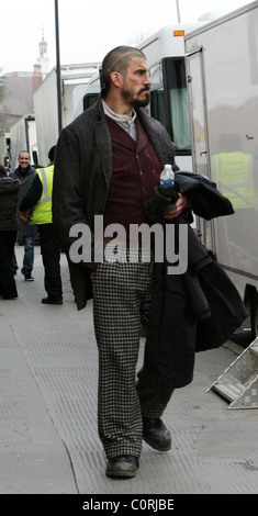 Robert Maillet sur le plateau de son nouveau film Sherlock Holmes' sortira en 2009 Londres, Angleterre - 16.12.08 Banque D'Images