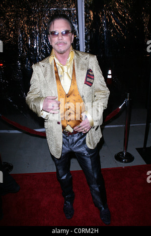 Mickey Rourke l'A.L. Première de 'The Wrestler' qui s'est tenue à l'Academy of Motion Pictures Arts and Sciences, Los Angeles, Banque D'Images