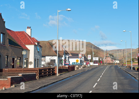 Rue principale dans Fishcross Banque D'Images