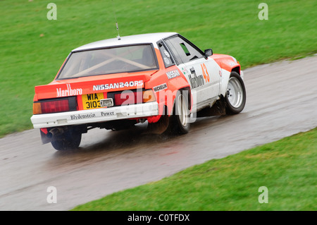 1986 Nissan 240RS ET, Tony Walker - Race Retro, Stoneleigh Park Banque D'Images