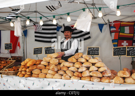 Les agriculteurs/ Garden Market sur Fargate Sheffield City Centre Banque D'Images