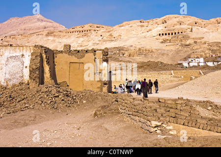 Louxor Egypte vallée des Nobles Banque D'Images