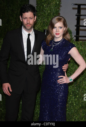 DARREN LE GALLO AMY ADAMS 2011 VANITY FAIR OSCAR PARTY LOS ANGELES CALIFORNIA USA 27 Février 2011 Banque D'Images