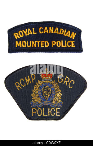 Grc Gendarmerie royale du Canada patch Banque D'Images