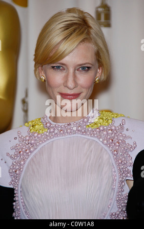 CATE BLANCHETT 83E ACADEMY AWARDS PRESSE KODAK THEATRE HOLLYWOOD USA 27 Février 2011 Banque D'Images