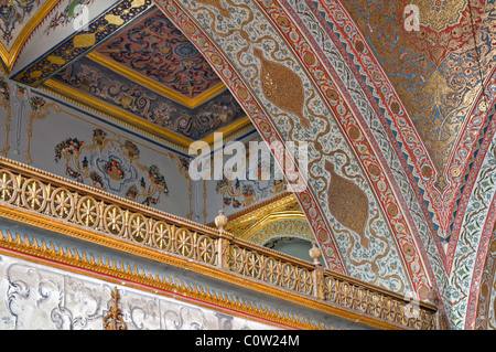 Imperial Hall de harem, le palais de Topkapi, Istanbul, Turquie Banque D'Images