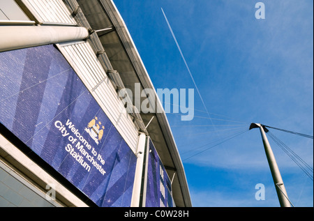 Le stade de football de la ville de Manchester en Angleterre lorsqu'il était encore connu sous le nom de la ville de Manchester stadium Banque D'Images