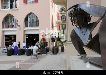 Le Liban. De nouveaux CAFÉS ET RESTAURANTS DANS LE CENTRE-VILLE DE BEYROUTH RECONSTRUIT Banque D'Images