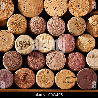 Photo étroitement wine corks Banque D'Images