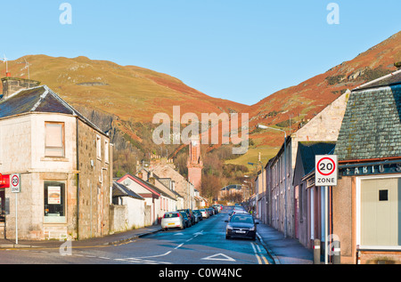 Monts Ochil Street, Tillicoultry, Clackmannanshire, Ecosse Banque D'Images