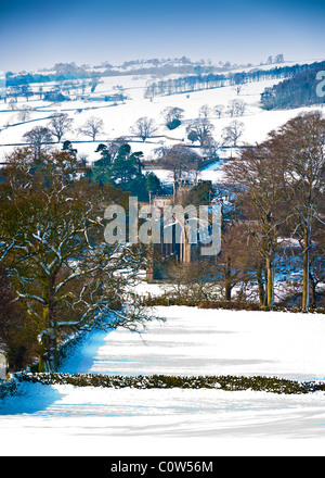 Yorkshire Hall Snape Banque D'Images