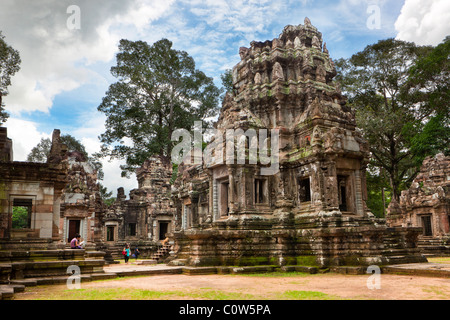 Chau Say Tevoda. Angkor. La province de Siem Reap. Le Cambodge. Asie Banque D'Images