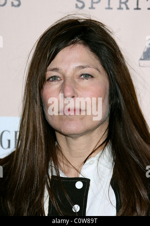 CATHERINE KEENER 2011 Film Independent Spirit Awards PRESS ROOM LOS ANGELES CALIFORNIA USA 26 Février 2011 Banque D'Images