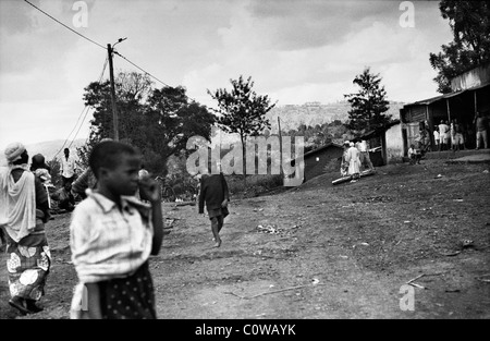 Ambiance de rue, Kayanza, le nord du Burundi Banque D'Images