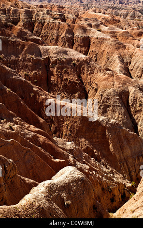 Bad Lands Parc National dans le Dakota du Sud. Banque D'Images