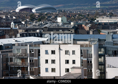 Vue aérienne de la ville de Limerick Irlande Banque D'Images