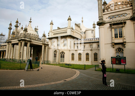 Le Royal Pavilion, Brighton, Angleterre, Royaume-Uni. Banque D'Images