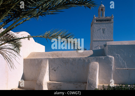 Mosquée de Houmt Souk, Djerba, Tunisie Banque D'Images