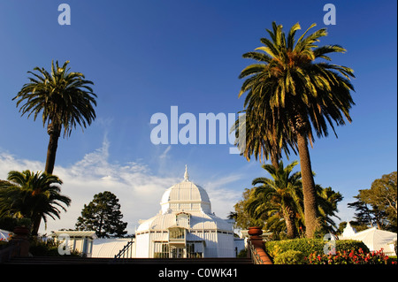 États-unis, Californie, San Francisco, Golden Gate Park, Conservatoire des fleurs Banque D'Images