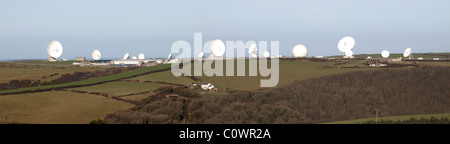 Le GCHQ Composite Signals Organisation gare morwenstow, Bude, Cornwall, UK Banque D'Images