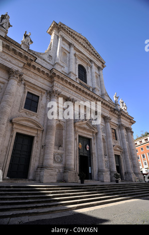 Italie, Rome, église San Giovanni Battista dei Fiorentini Banque D'Images