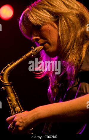 Candy Dulfer Live au Zuiderkroon Antwerpen Banque D'Images