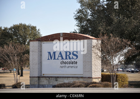 Siège de l'activité Mars Chocolat, Waco, Texas Banque D'Images