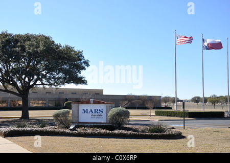 Siège de l'activité Mars Chocolat, Waco, Texas Banque D'Images