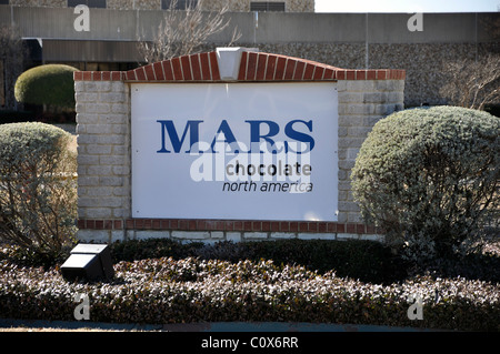 Siège de l'activité Mars Chocolat, Waco, Texas Banque D'Images