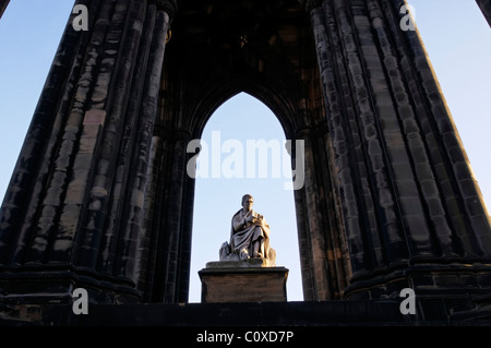 Le Scott Monument, Édimbourg, Écosse, Royaume-Uni. Banque D'Images