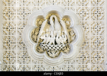 Une sculpture en l'église Holy Trinity, Hull, East Yorkshire. Banque D'Images