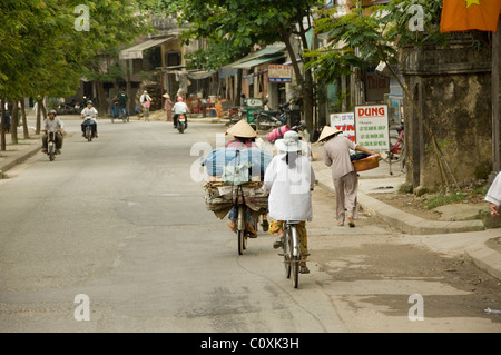 L'Asie, Vietnam, Da Nang. Ancienne capitale impériale de Hue. La vie quotidienne dans les rues de la ville Hue. Banque D'Images