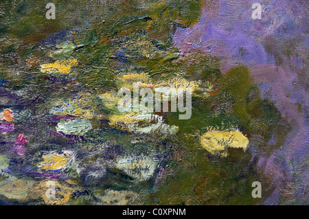 Détail : Nénuphars, 1919, par Claude Monet, Banque D'Images