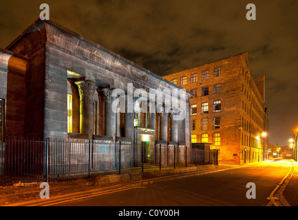 Les Œuvres du Temple est un ancien moulin à lin Holbeck, Leeds, West Yorkshire, Angleterre. Banque D'Images