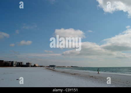 Siesta Key Beach, Sarasota, Floride Banque D'Images