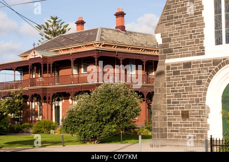 Edwardian house australie victoria melbourne footscray Banque D'Images