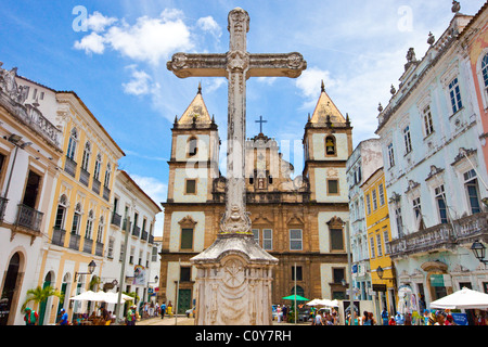 Igreja de Sao Francisco, Salvador, Brésil Banque D'Images