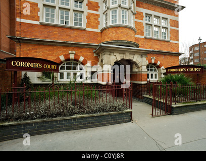 Les Coroners Westminster Cour. Banque D'Images