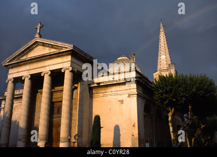 St Remy de Provence France Collégiale St Martin Exterior Banque D'Images