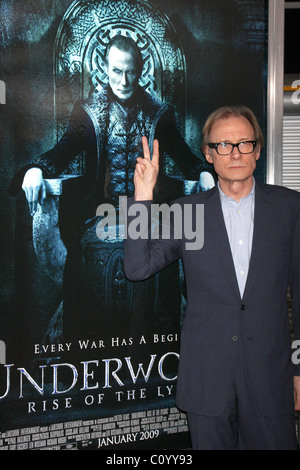 Bill Nighy Los Angeles premiere de 'Underworld : Rise of the Lycans' à l'Arclight Hollywood Los Angeles, Californie - 22.01.09 Banque D'Images