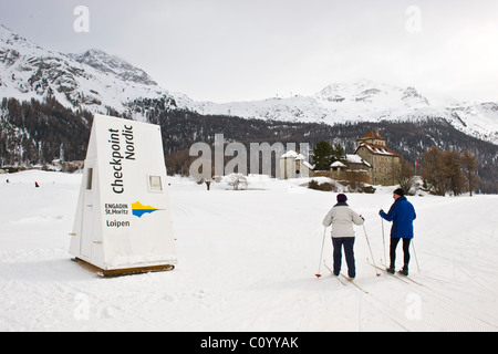Saint-moritz, Grisons, Suisse Banque D'Images