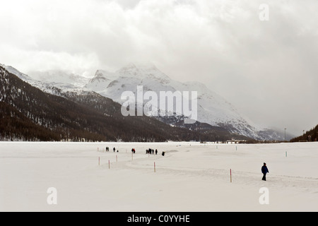 Saint-moritz, Grisons, Suisse Banque D'Images