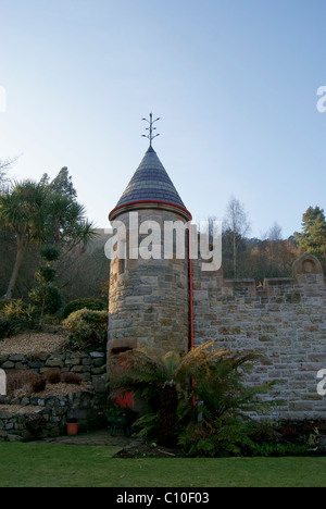 Mur de château. Banque D'Images