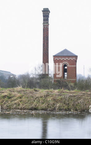 Station de pompage de worksop canal près de chesterfield Banque D'Images