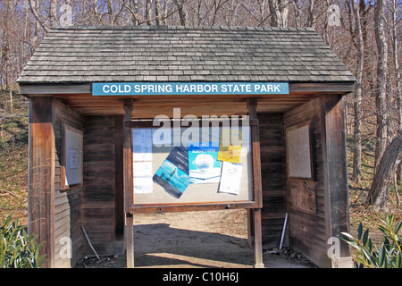 Cold Spring Harbor, Long Island NY Banque D'Images