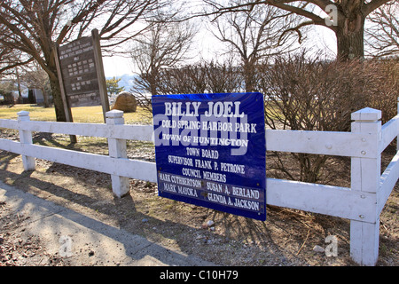 Billy Joel Park, Cold Spring Harbor, Long Island NY Banque D'Images